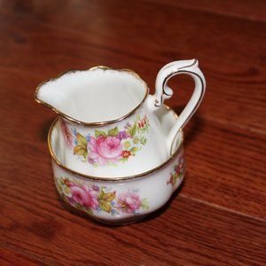 Royal Albert cream & sugar